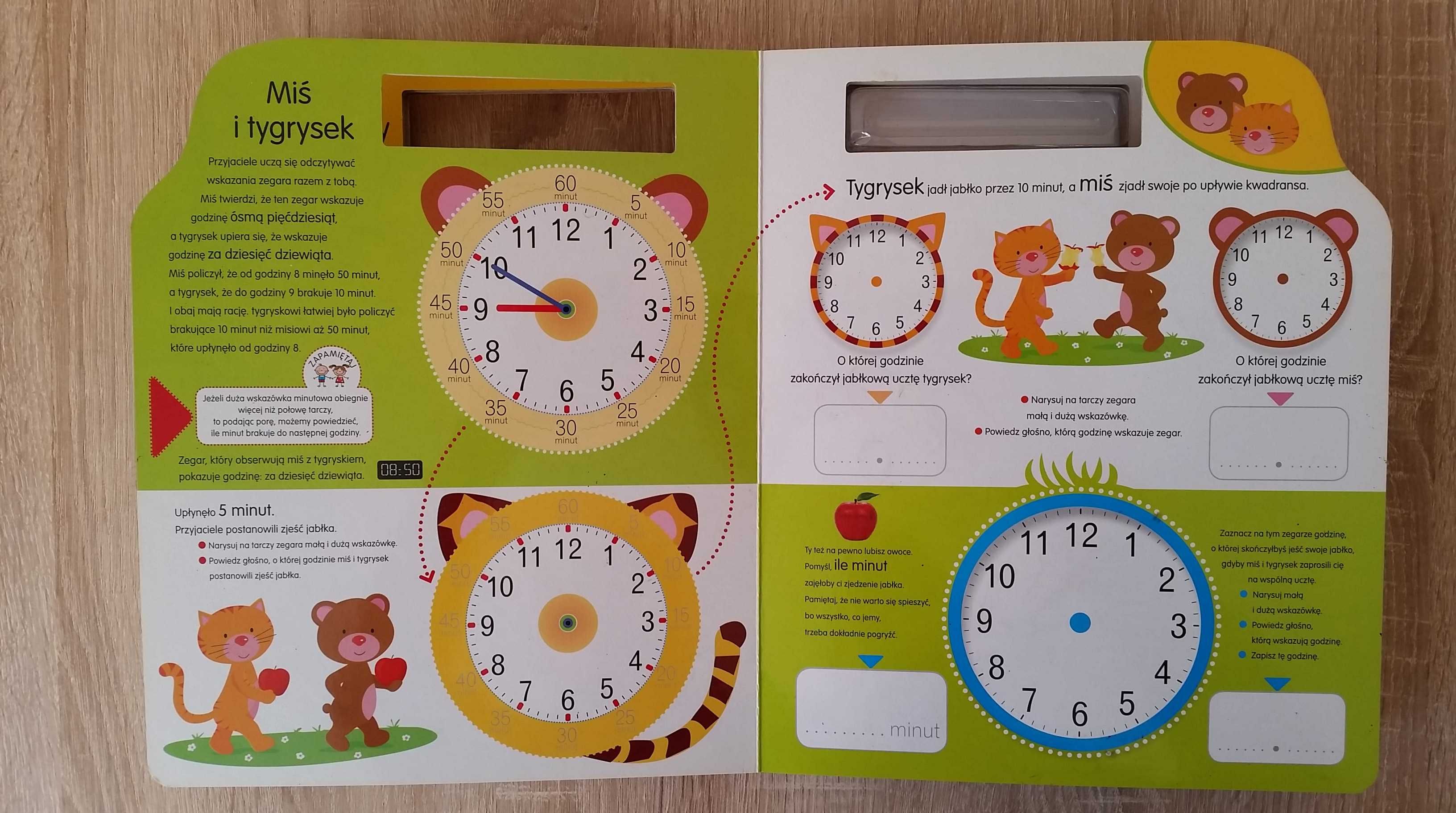 Zegar jest super - książeczka edukacyjna dla dzieci