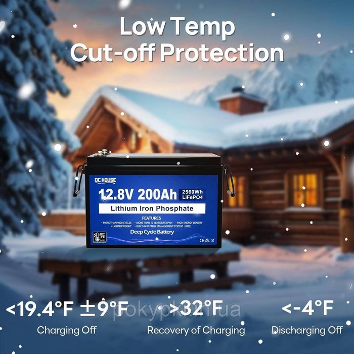 Акамулятори LiFePO4 DC HOUSE  12V. 200Ah Lithium