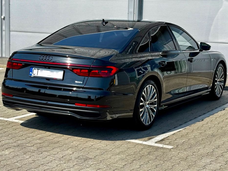 Audi A8 Diesel 3.0 Nowy Salon Polska Bezwypadkowy S-Line gwr. 2029 Faktura 23%
