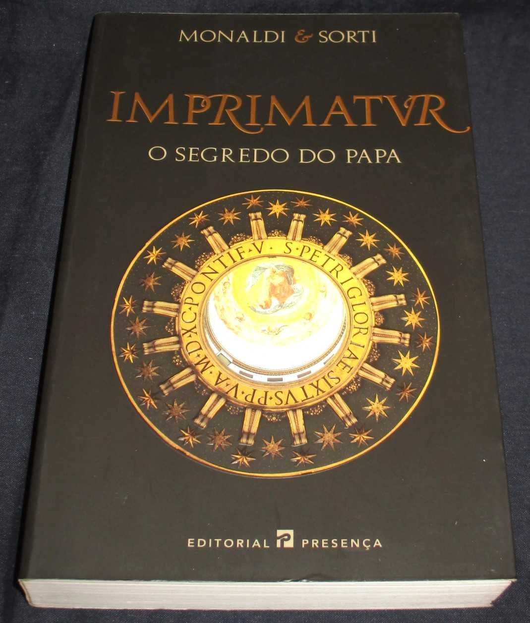 Livro Imprimatur O segredo do papa Monaldi & Sorti