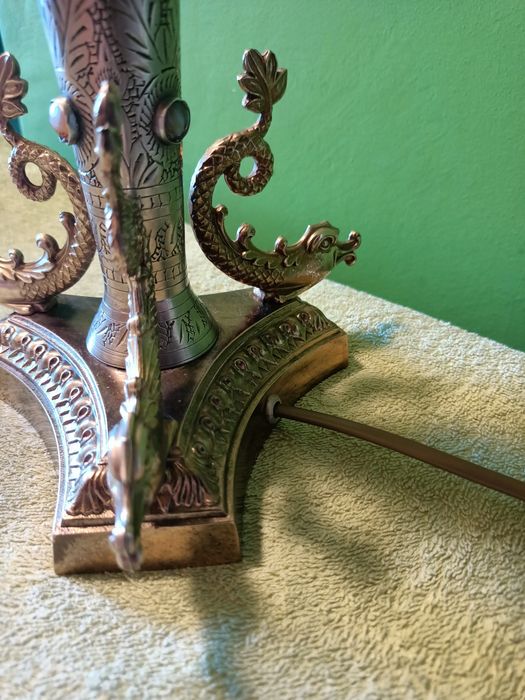 Lampa indyjska, kolonialna,hand made.