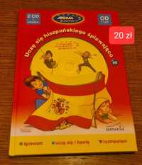 Uczę się hiszpańskiego śpiewająco dla dzieci 2 części + CD