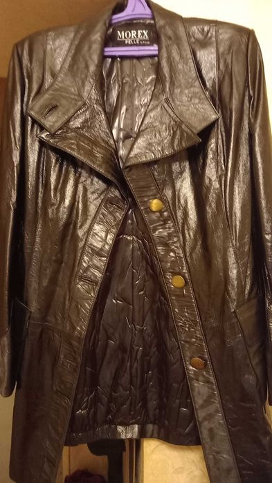 Новый кожанный плащ MOREX PELLE
