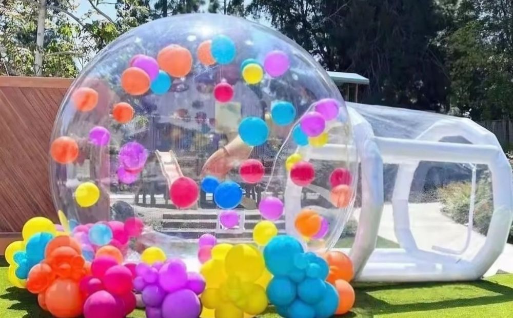 Bubble House Dmuchany domek cały zestaw 2.8 m Nowy