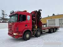 Scania R124GB  Bardzo Duży HDS Fassi 900 8X2