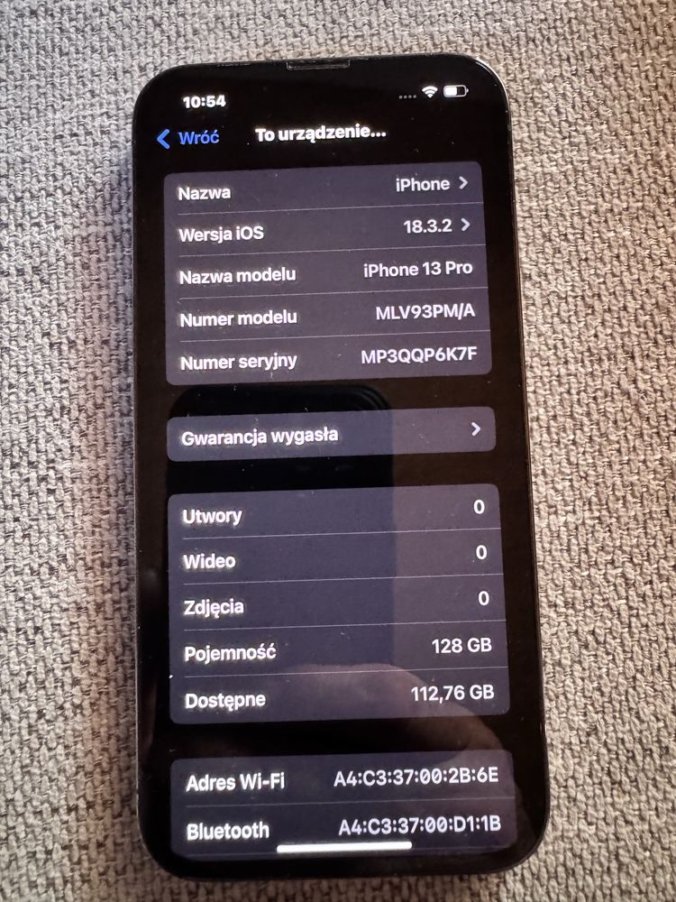 Iphone 13pro graphite idealny