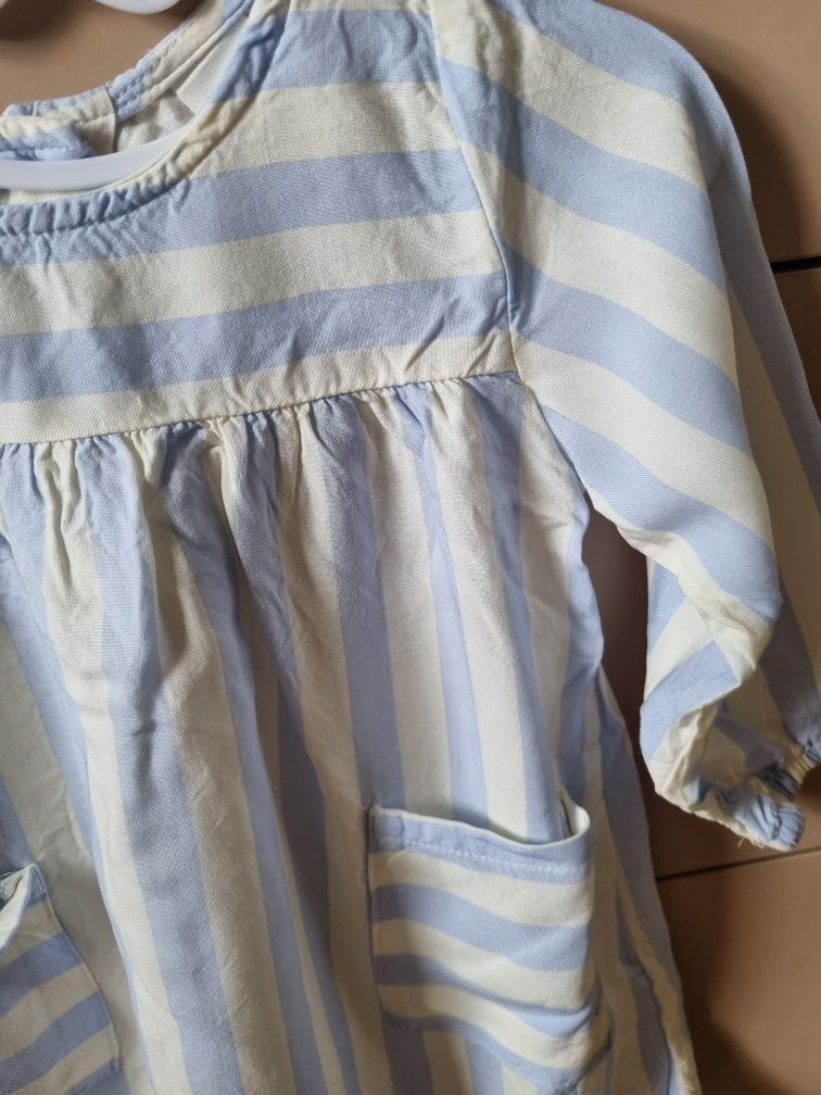 Sukienka niemowlęca r. 74 h&m wiskoza