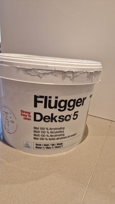 Farba Flugger Dekso 5, kolor szary 5494  ok. 5 litrów