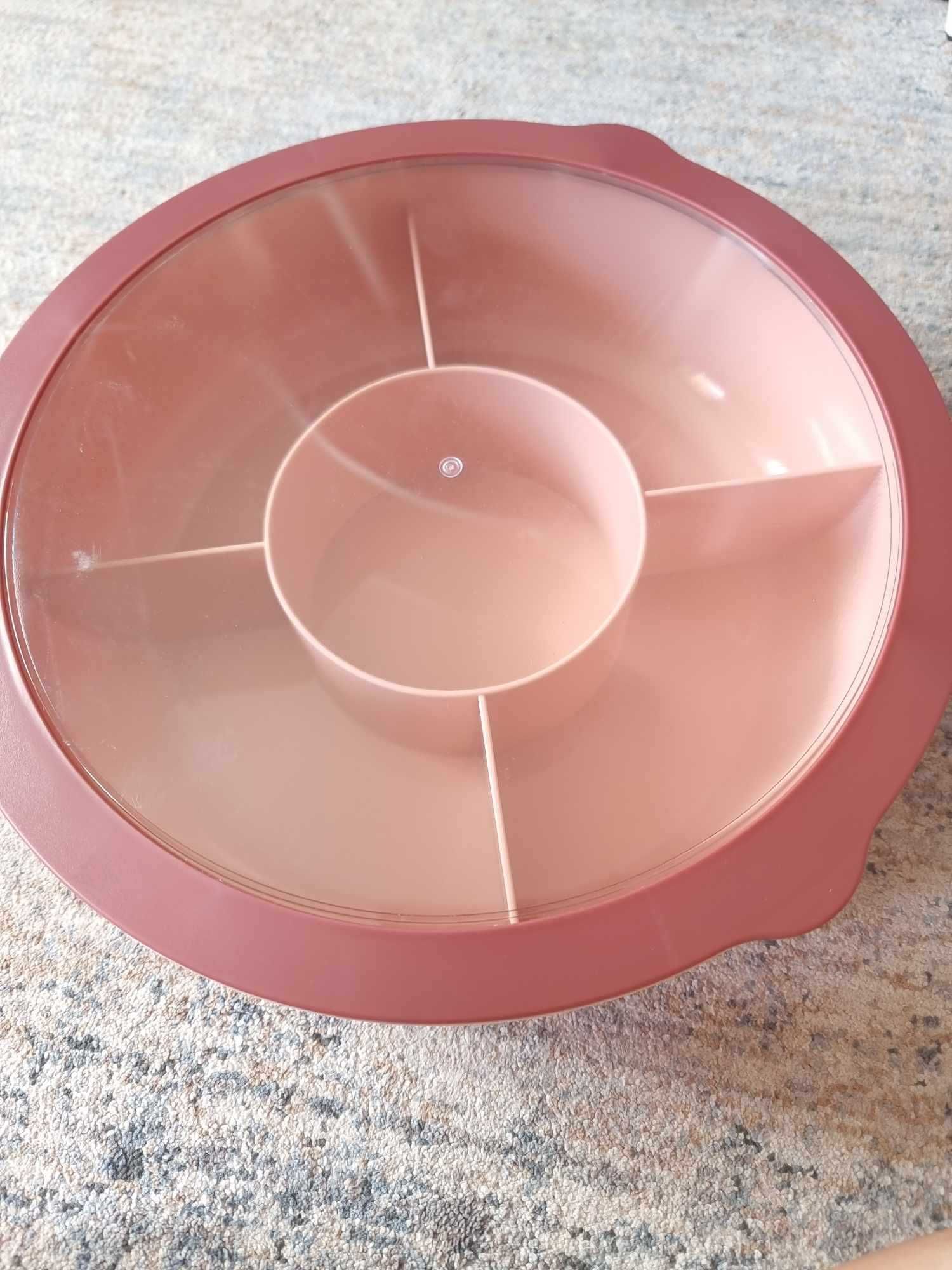 Bugucat Pojemnik pudełko na przekąski 28,2×8,5 cm z pokrywką