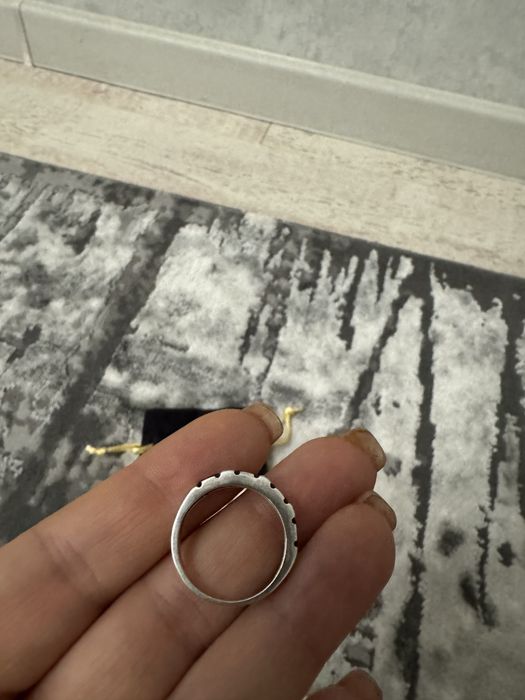 Набір срібро з гранатом