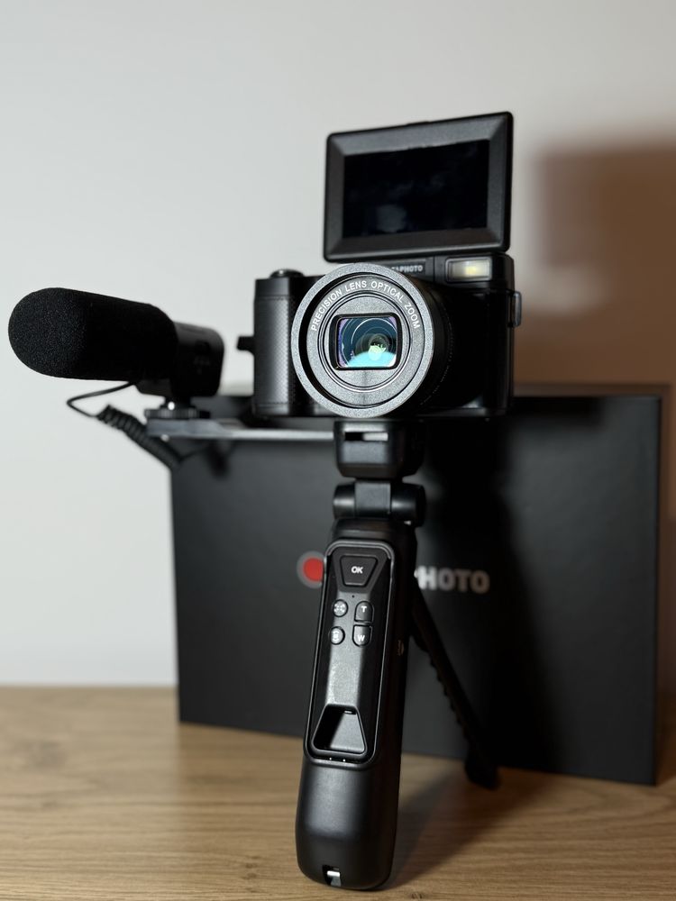 Vlogging Camera  AGFA Realishot VLG-4K Optical – Jak Nowa!