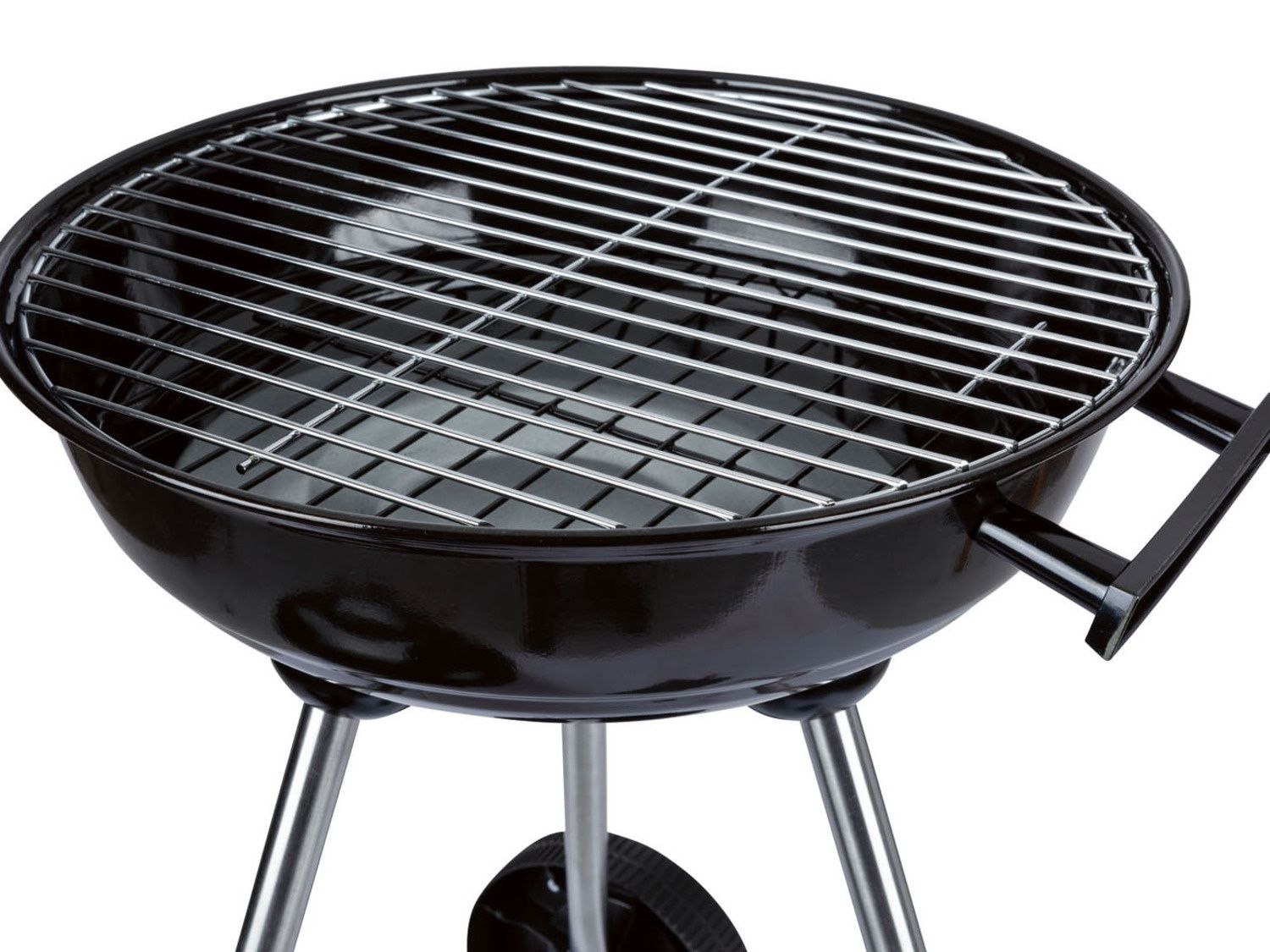 Grill węglowy okrągły kulisty 34 cm na biwak wycieczkę wysylka