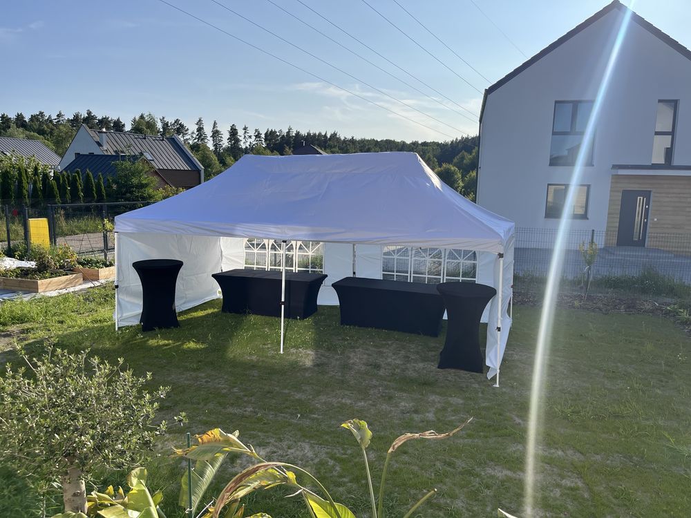 Namiot ogrodowy na wynajem duży 3 x 6 m event catering