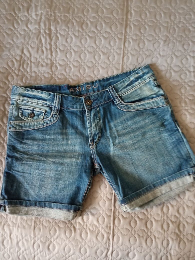 Spodenki szorty damskie jeans 42 rozmiar