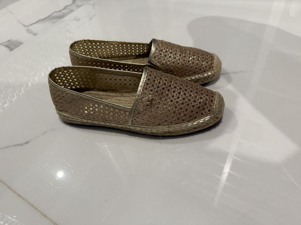 Michael Kors eapadryle 38 złote półbuty