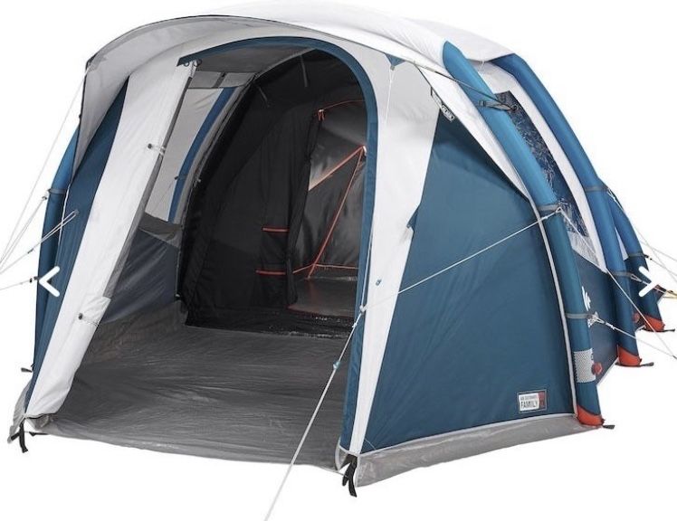 Namiot Arpenaz Quechua Famili 4.1 F&B air seconds pompowany Decathlon