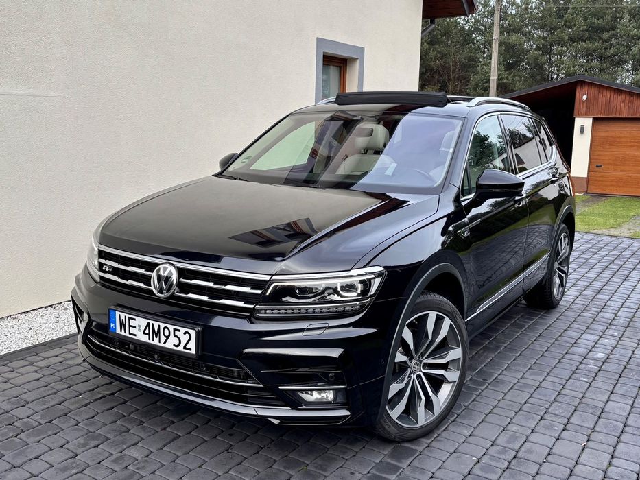Volkswagen Tiguan Allspace Salon PL, Serwis ASO, FV23%, R-line, Panorama, Hak, Webasto