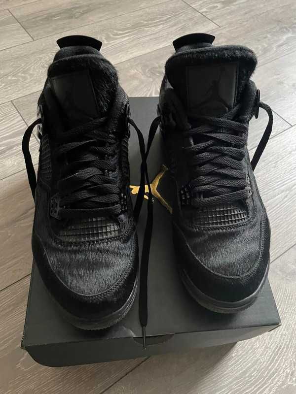 Buty Jordan4Retro Black Cat Moda Obuwie sportowe rozmiar.41