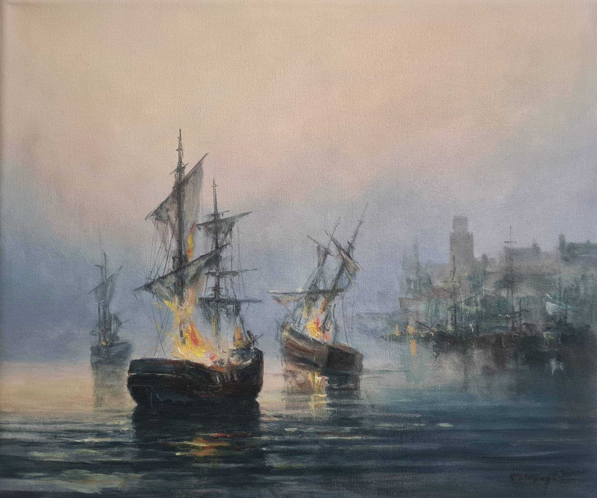 Obraz Olejny "Przegrana bitwa" Piotr Olbrychowski