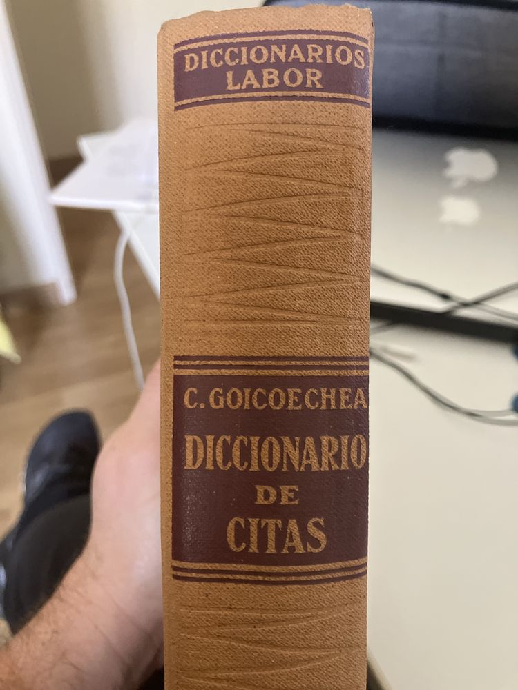 Diccionario de citas de 1953 autor C.Goicoechea