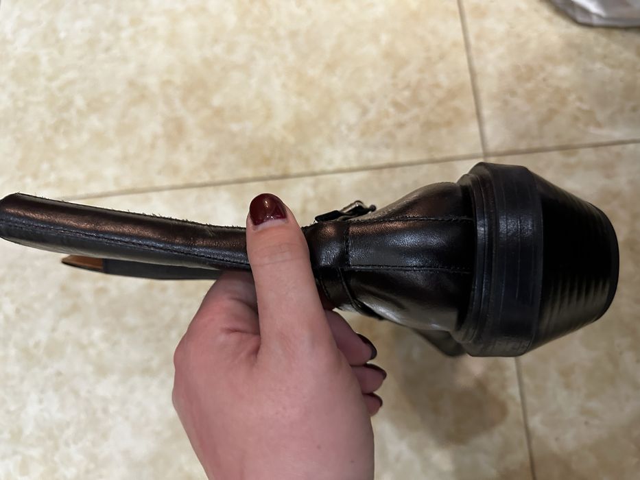 Чоботи Zara шкіряні