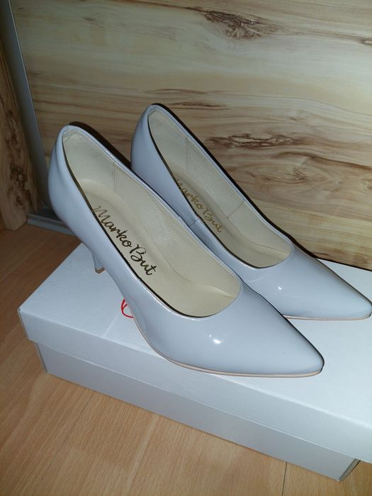 Szare damskie szpilki