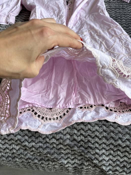 Фемілі лук (мама і доня) сукні рожеві