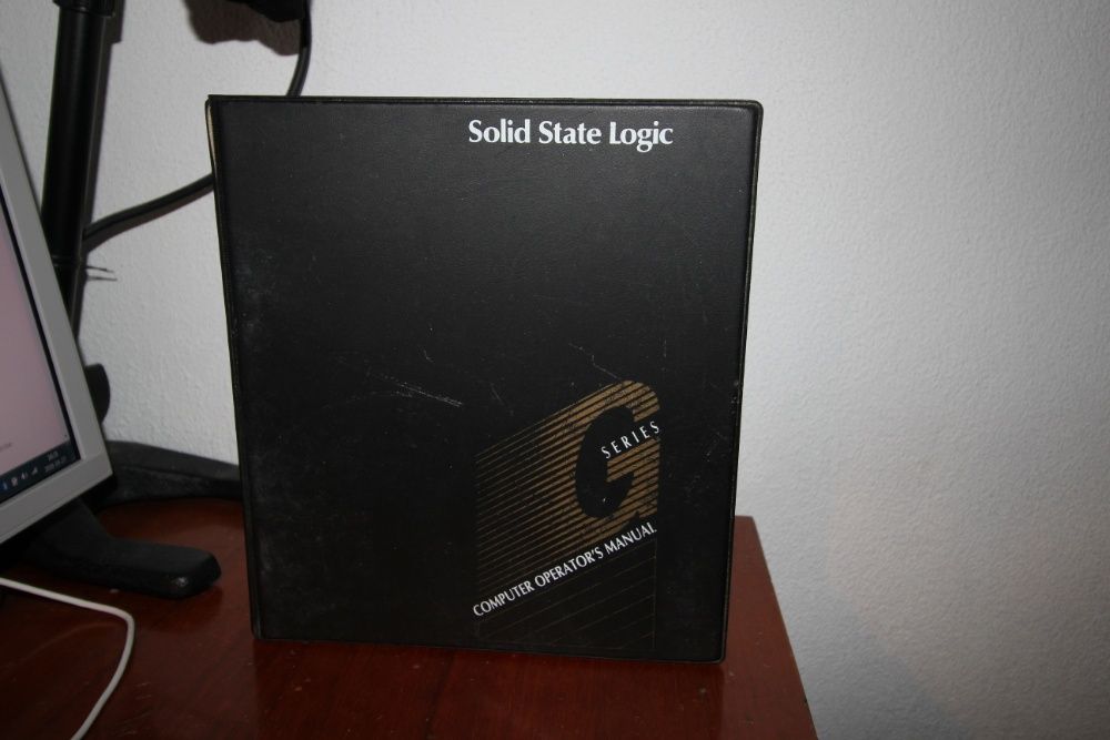 Solid State Logic (SSL) G Series Computer Operator's Manual