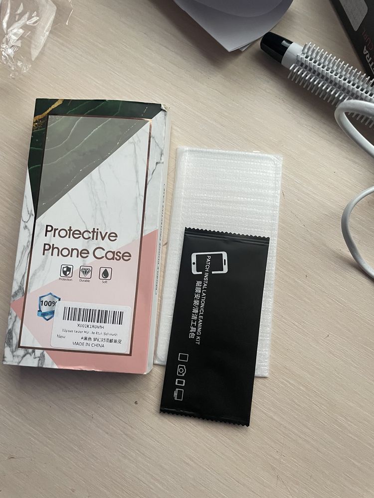 Чохол-книжка Idewei для Xiaomi Redmi Note 12 pro + захистне скло