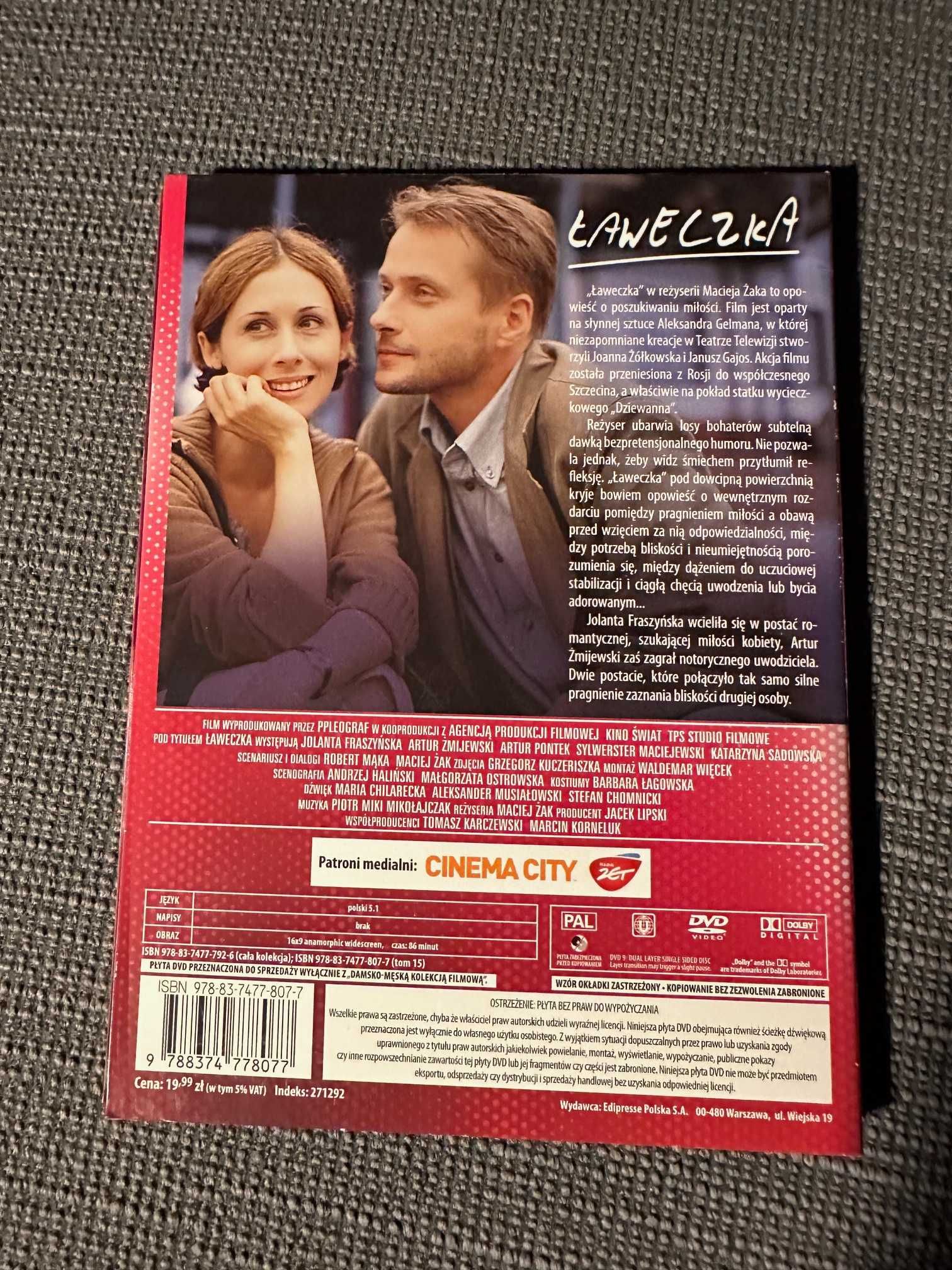 ŁAWECZKA film 2004 Joanna Fraszyńska, Artur Żmijewski DVD oryginał!