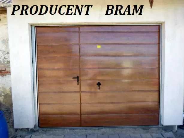 Brama garażowa BRAMA UCHYLNA 2x2  ROZWIERNA bramy na m2 TANIO i SZYBKO