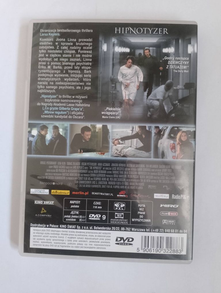 Hipnotyzer, DVD.