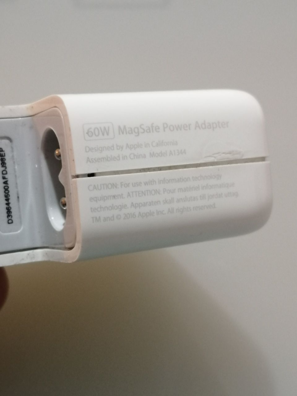 Carregador Apple 60w magsefe 1 original