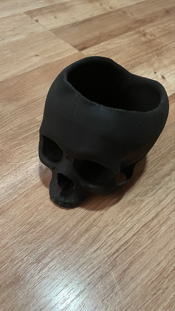 Czaszka na Halloween mini miseczka druk 3D