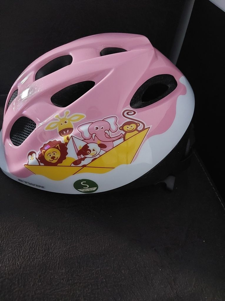 Kask na rower S dla dziewczynki