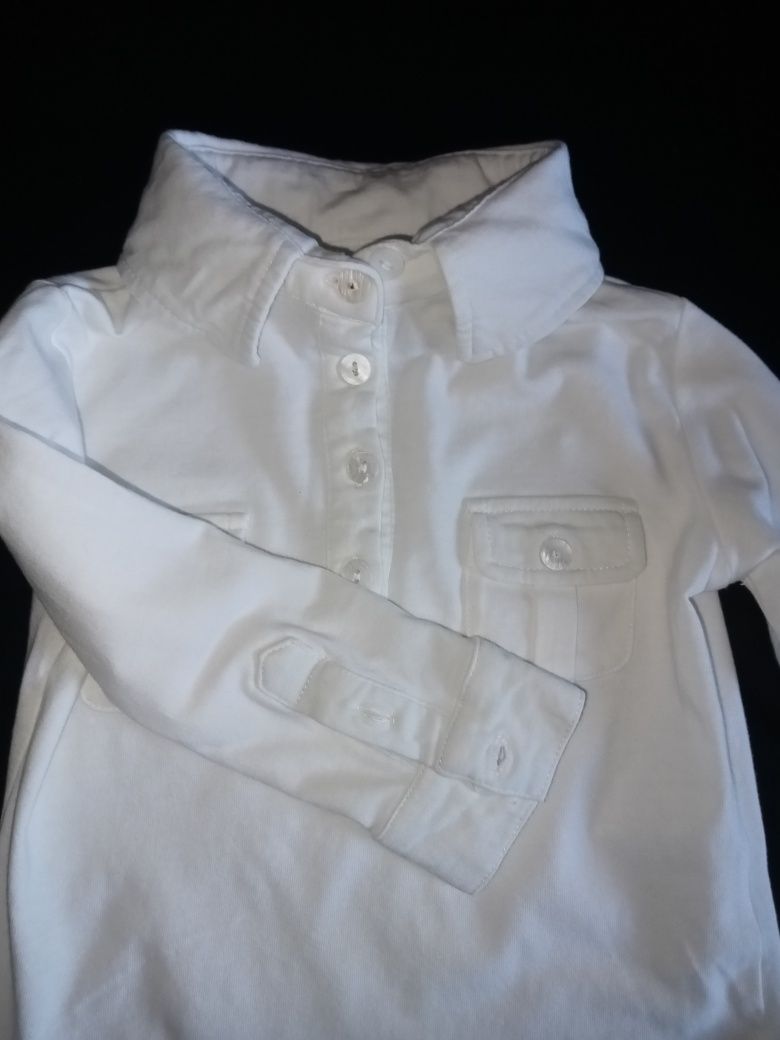Biała koszula bawełniana Okido r.86_92