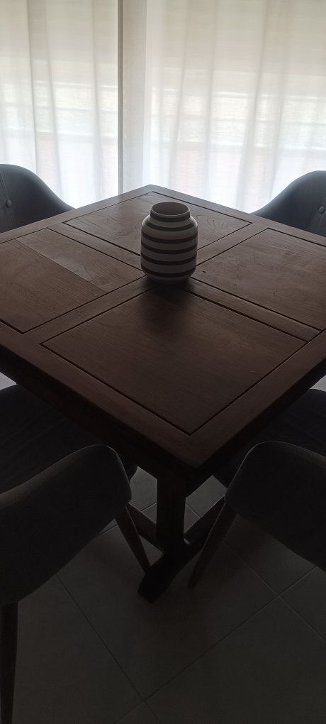 Mesa sala madeira vintage