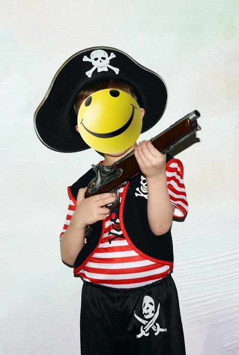 Піратська шляпа на дитину, до новорічного костюму пірат