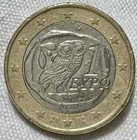 Moeda 1 euro Grécia 2002