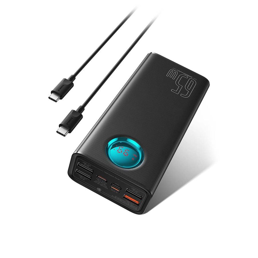 Павербанк Baseus amblight 65W 30000 mha чорний