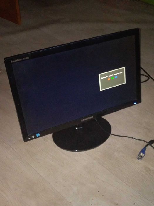 samsung monitor led 19 cali do komputera i kable hdmi
