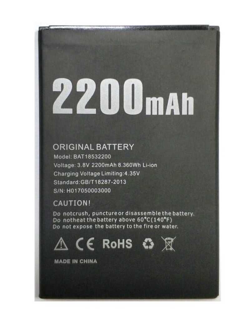 Bateria do telefonu DOOGEE X53  2200mAh