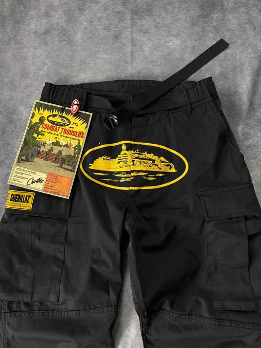 !Продам Corteiz Yella Guerillaz Cargos 'Black/Yellow'  ОРИГІНАЛ!