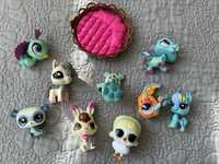 Trzy zestawy pet shopy littlest pet shop LPS 30szt akcesoria