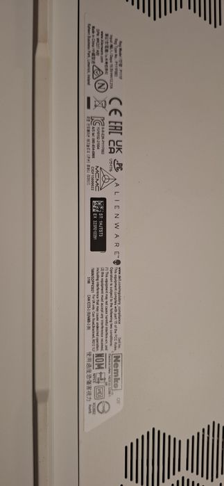 DELL Alienware X15 15.6" i7-12700H 32GB RAM SSD 1TB, GeForce RTX3060