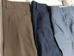 3 pares calças clássicas, tamanho 50