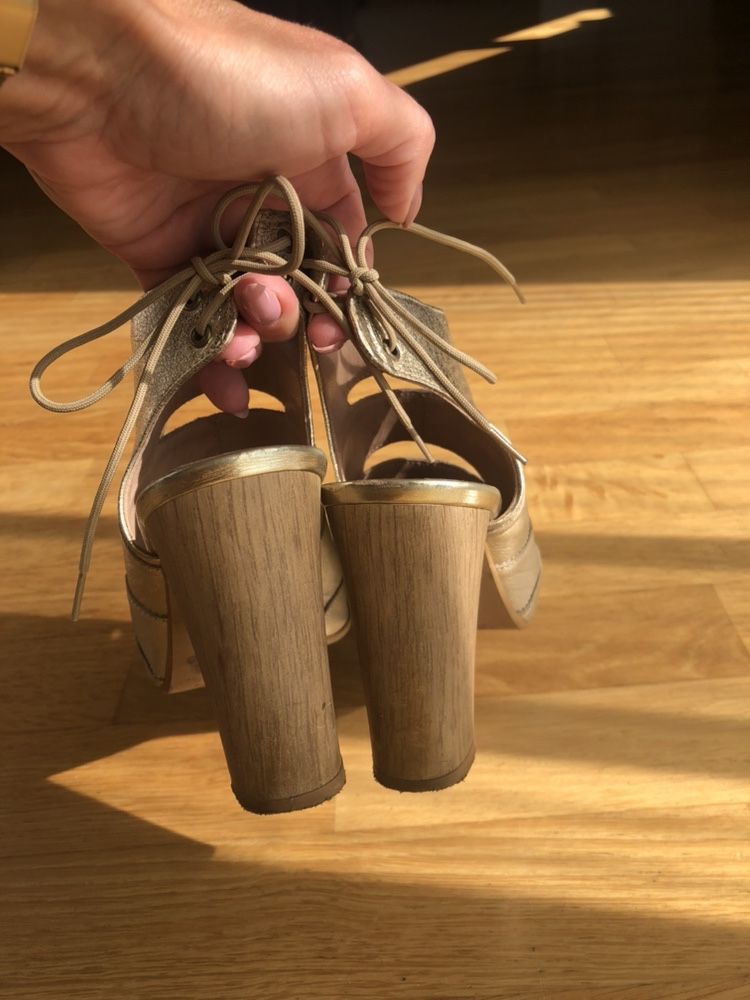 Sandały Botki open toe Venezia
