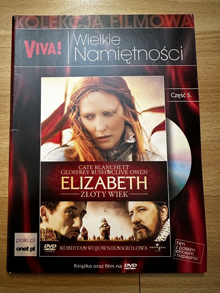 Film dvd Elizabeth złoty wiek