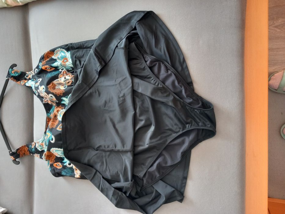 Strój kąpielowy z tuniką duży rozmiar