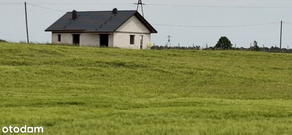 NOWY DOM NA WSI - sprzedam w pobliżu jezioro i las dojazd d. asfaltową